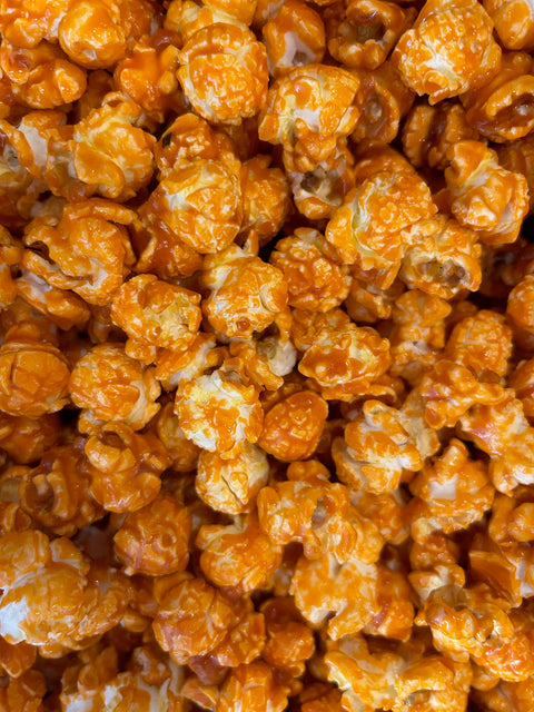 Orange Candied Popcorn