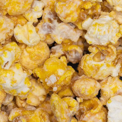 Lemon Poundcake Candied Popcorn - Space City Gourmet Popcorn