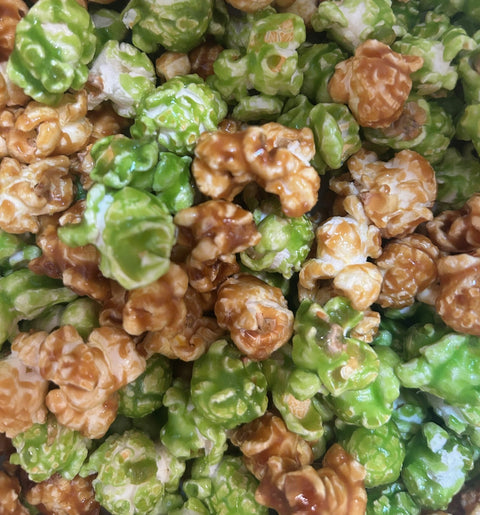 Caramel Apple Candied Popcorn