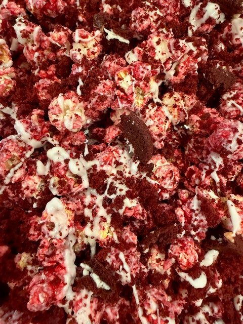 Red Velvet Cake Popcorn