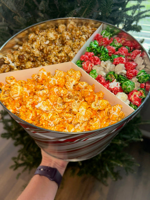 Holiday Popcorn Tins